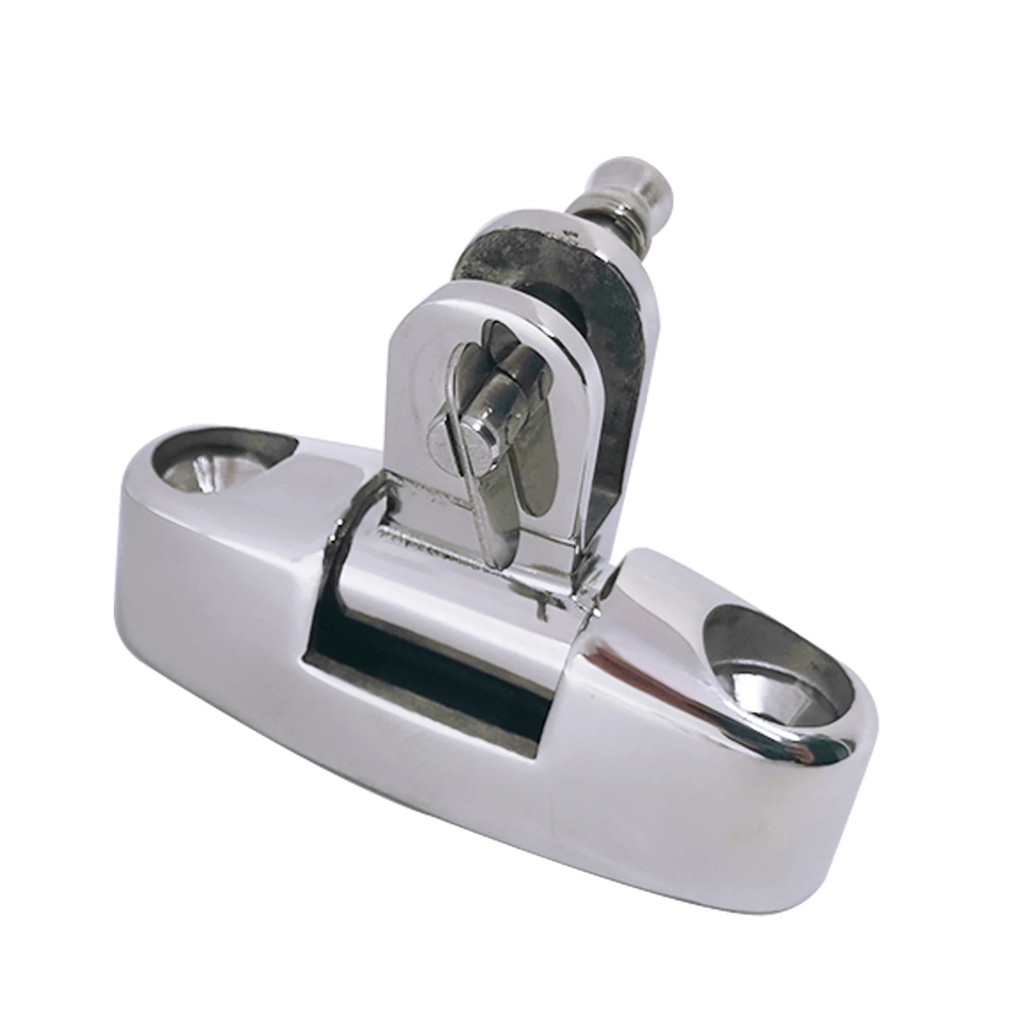 2 Pcs Boat Bimini Top Fitting Deck Swivel Hinge Hardware Mount 316 Stainless Steel with Screws