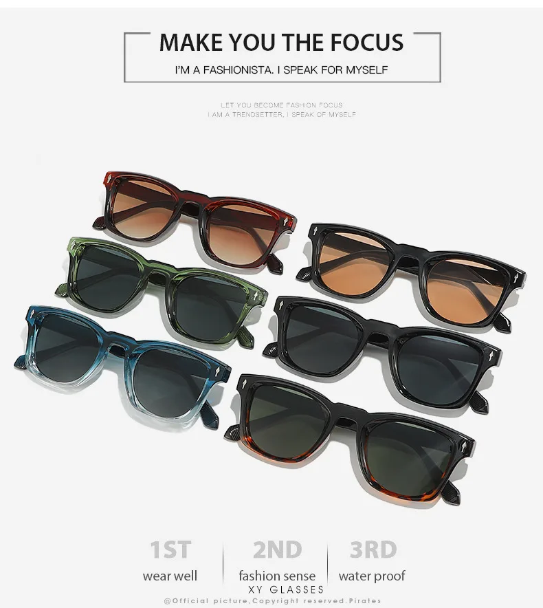 2025 Neue Quadratische Sonnenbrille für Herren, Modisches Schlichtes Design, UV400-Schutz, Geeignet für Verschiedene Szenarien – Detail 3