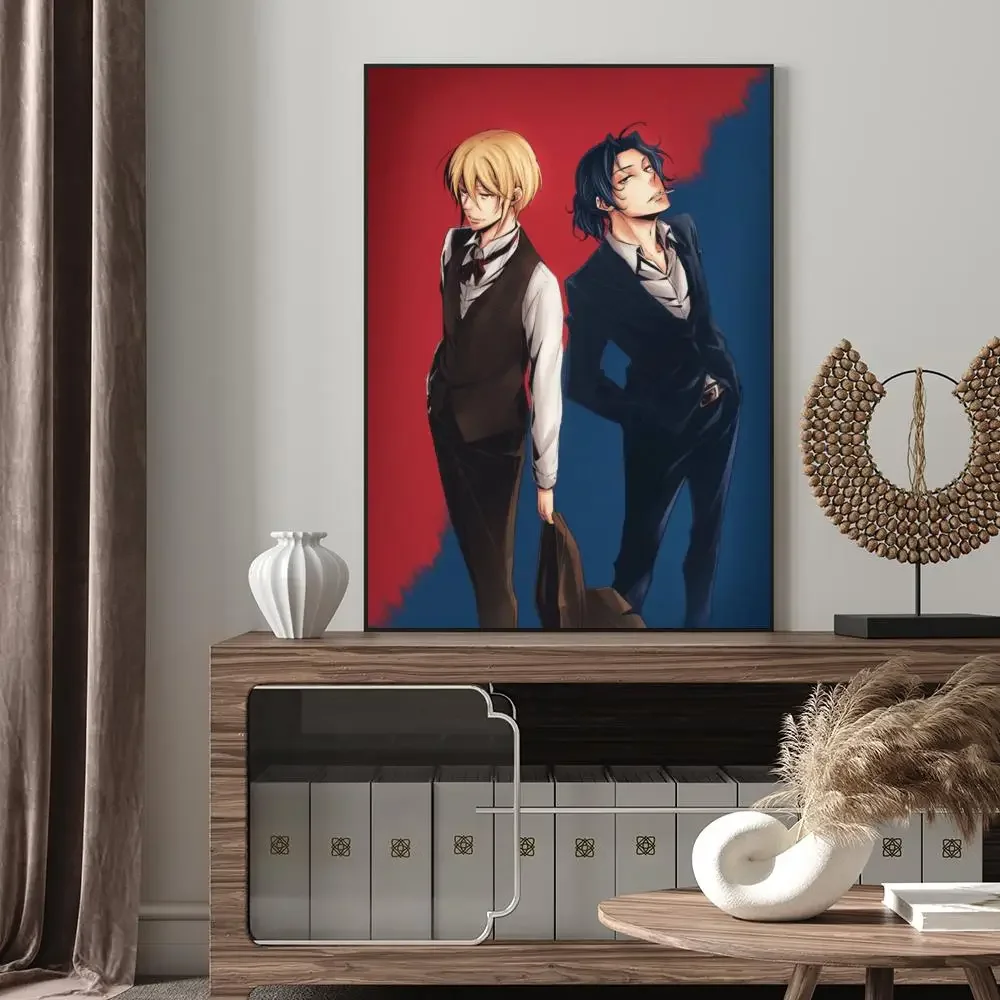 1PC Moriarty The Patriot Anime Retro Print Poster Paper Waterproof High Quality Sticker Home Living Room Bar Wall Decoration
