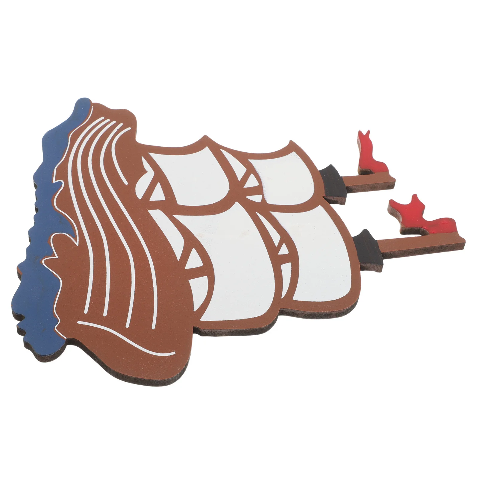 

Wooden Ocean Themed Sailboat Refrigerator Magnet Cute Nautical Fridge Sticker Home Kitchen Magnetic Whiteboard Decor