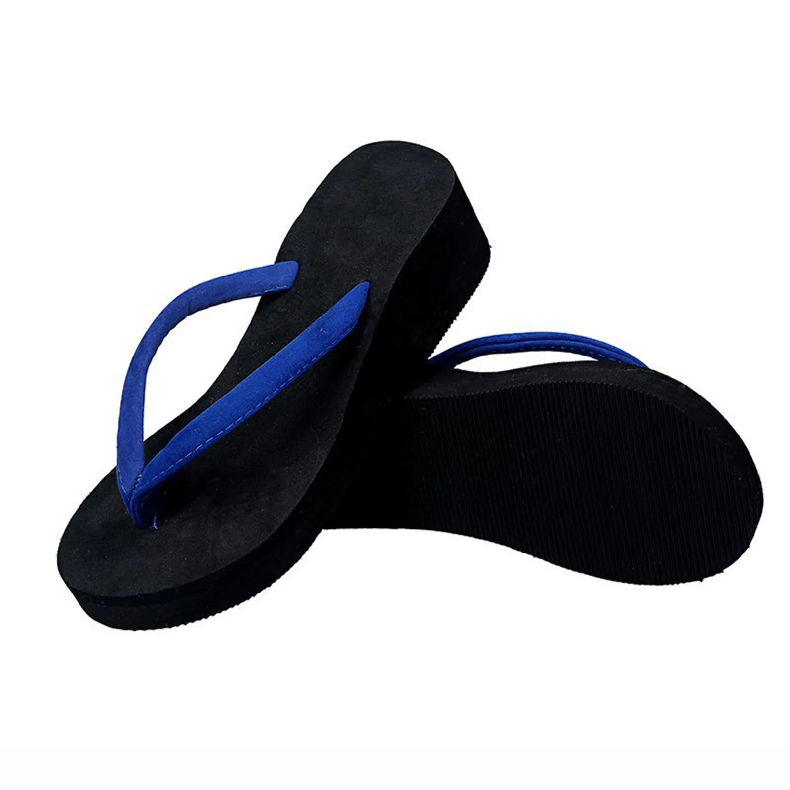 Women Flat Flip-flops Slippers Comfortable Non-slip Sandals Home Bathroom Fashion Slippers Sand Beach Outside Flip Flops