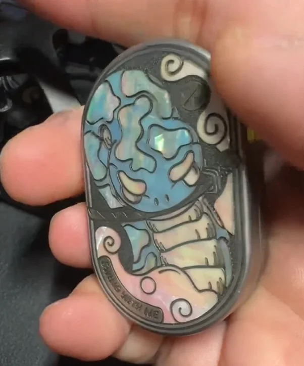Used EDC MOT Rhythm Pro Shake+Old Boy Beimu Sealing Crystal+Dragon King Fine Adjustment fidget slider decompression toy