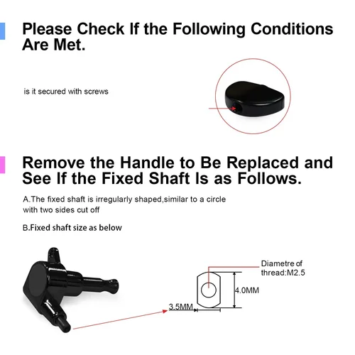 Imagen 2 del producto Clavijas de afinación de guitarra de ébano, cabezales de máquina, botones de repuesto, mango negro, 6 uds.