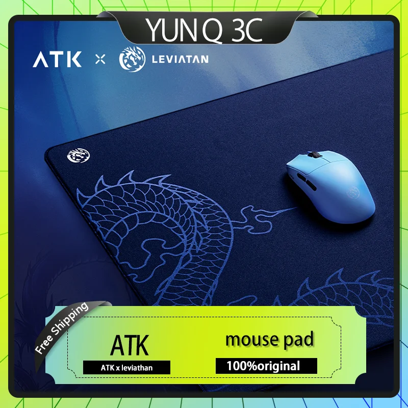 Atk X Leviathan Custom Edition Mouse Pad Smooth Non Stick Large Desktop Balance Pad Electronic Sports Gaming Mouse Pad Valorant