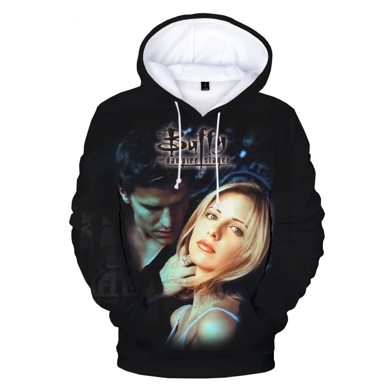 New TV Show Buffy The Vampire Slayer Hooded Sweatshirt Men/Women Harajuku Streetwear Fashion Casual Pullover Hoodie