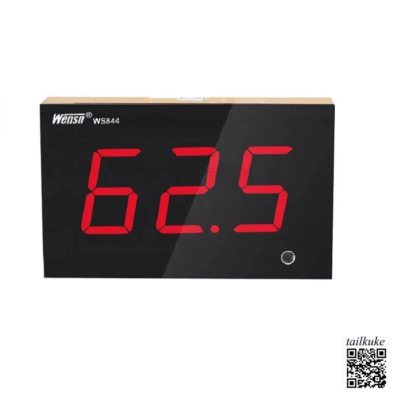 

Small Screen Door and Window Noise Meter, High-precision Sound Level DB Detection Value, Wall-mounted Bar Decibel Meter WS844