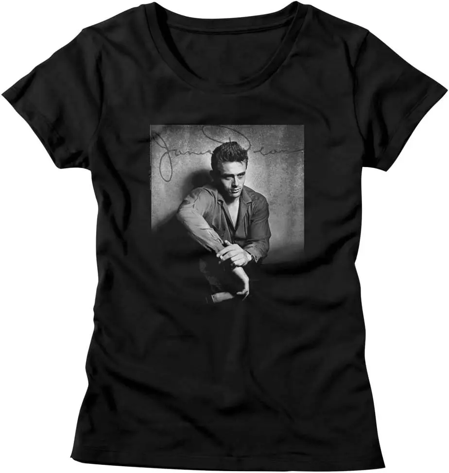 James Dean - Womens He'S Dark N Stuff T-Shirt