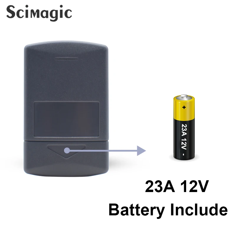 Hormann HSM4 433.92MHz 4 Button Fixed Code Garage Door Remote Compatible HSM2 HSM4 HS2 HS4 433MHz Handheld Transmitter