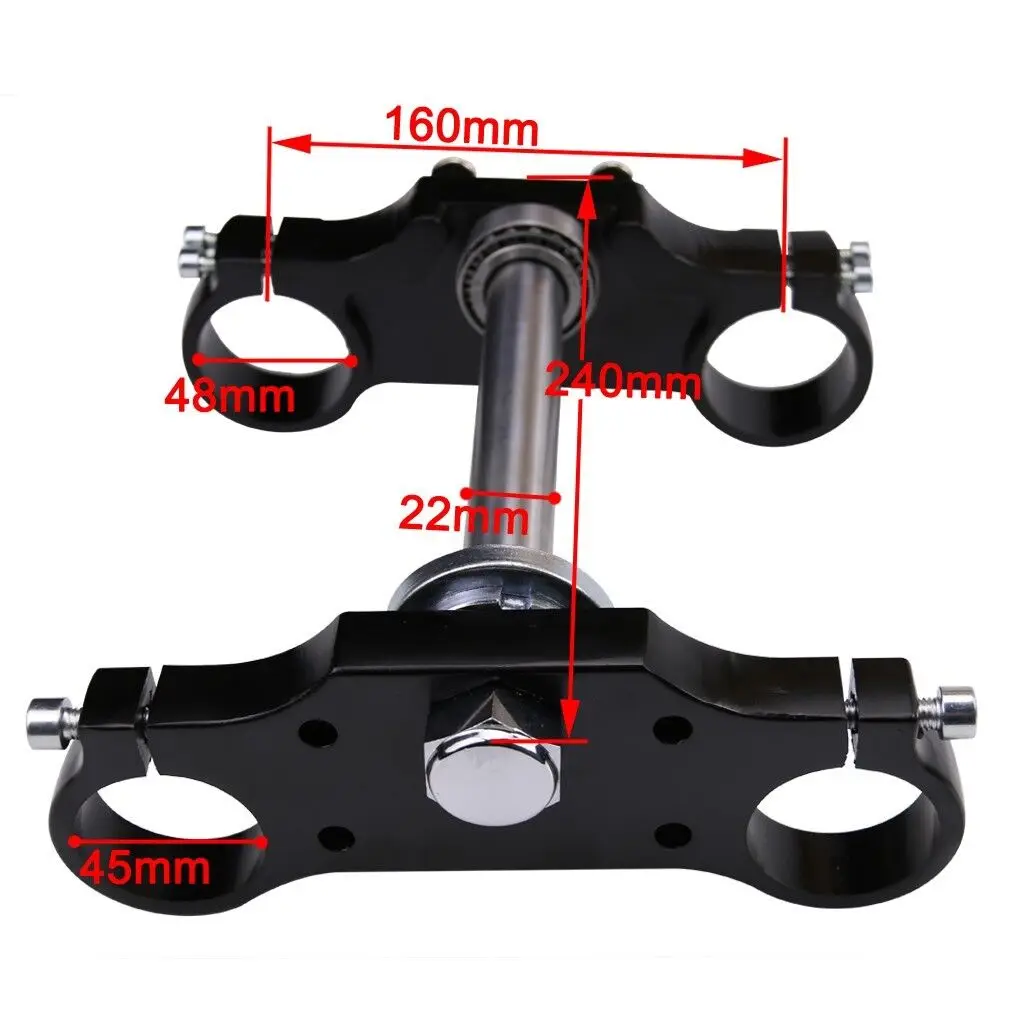 45# 48# Handlebar Triple Tree Clamp + Front Fork CRF50 125cc 110cc SSR Motocycle