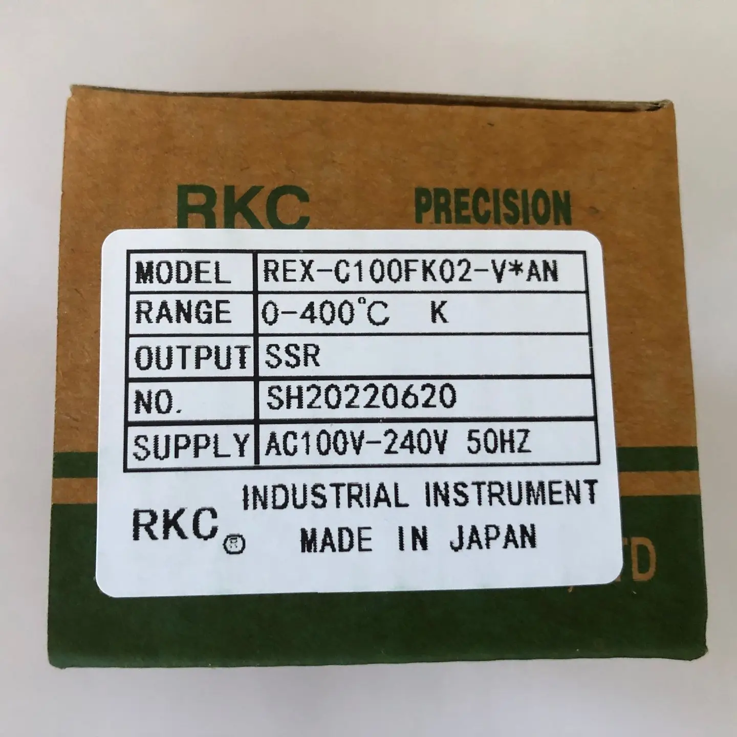 Controlador Digital de Controle de Temperatura, PID, Termopar REX-C100 * AN REX-C100FK02-M * AN REX-C100FK02-V * EN