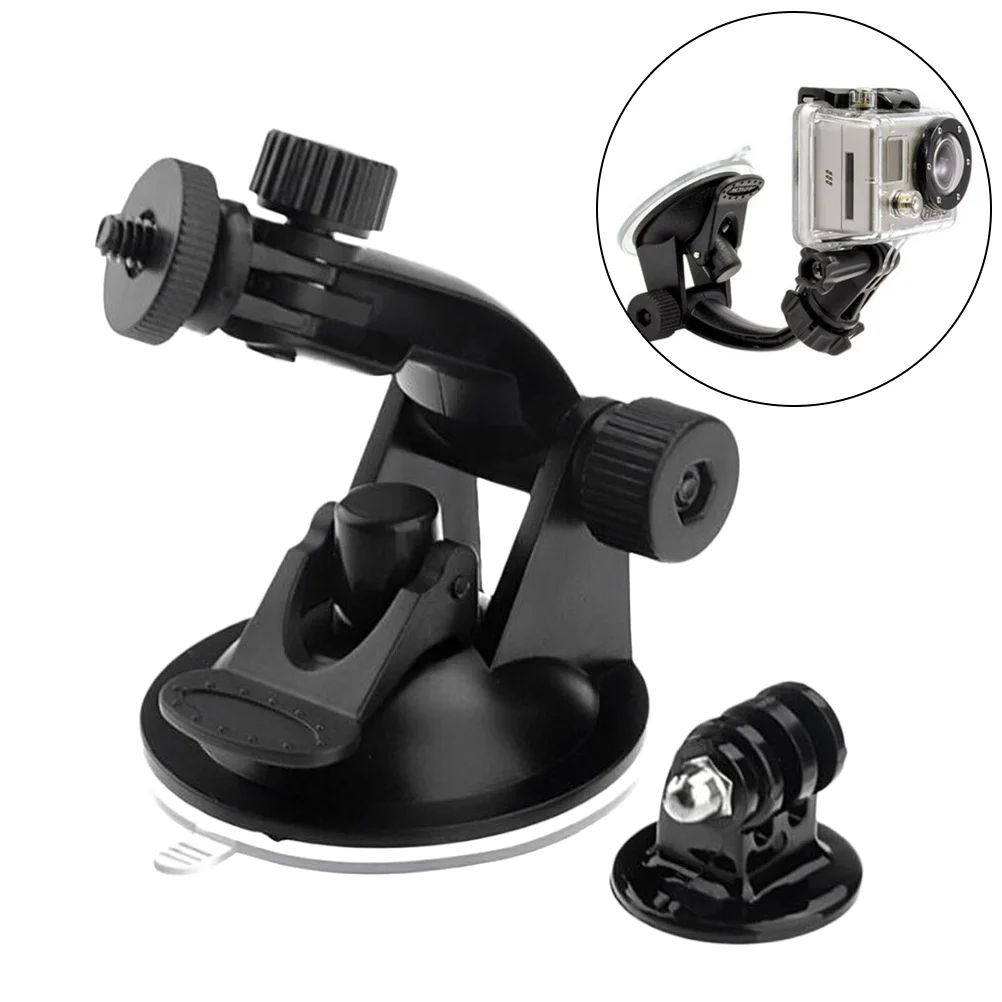 

2Pcs 360 Degree Suction Mount Adjustable Tripod Adapter for Action Cameras Cars Boats Motorcycles Smooth Surfaces