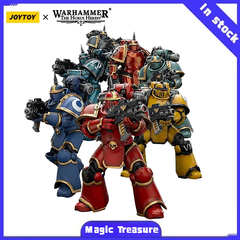 

【MT】JOYTOY Warhammer 40K Ultramarines MK Lll Tactical Legionary Blood Angels Sons of Horus Space Wolves 1/18 Action