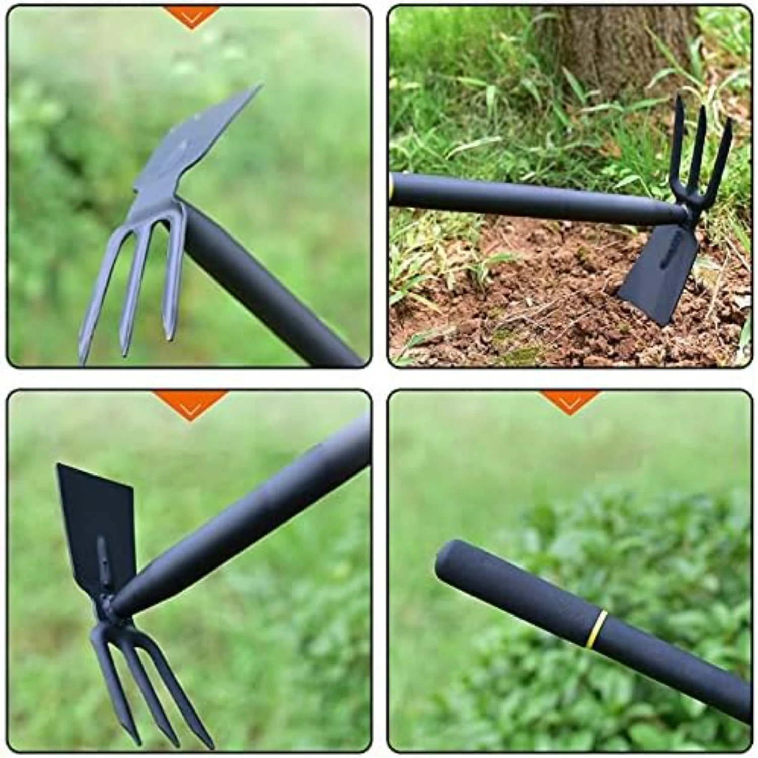 Reliable and Practical Double Hoe for Gardening Enthusiasts. Make gardening tasks easier and more enjoyable with this durable an