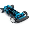 AXSPEED 금속 및 플라스틱 섀시 프레임 바디 쉘 조립 세트, Tamiya TT02 1/10 RC 모델 자동차 업그레이드 액세서리 2