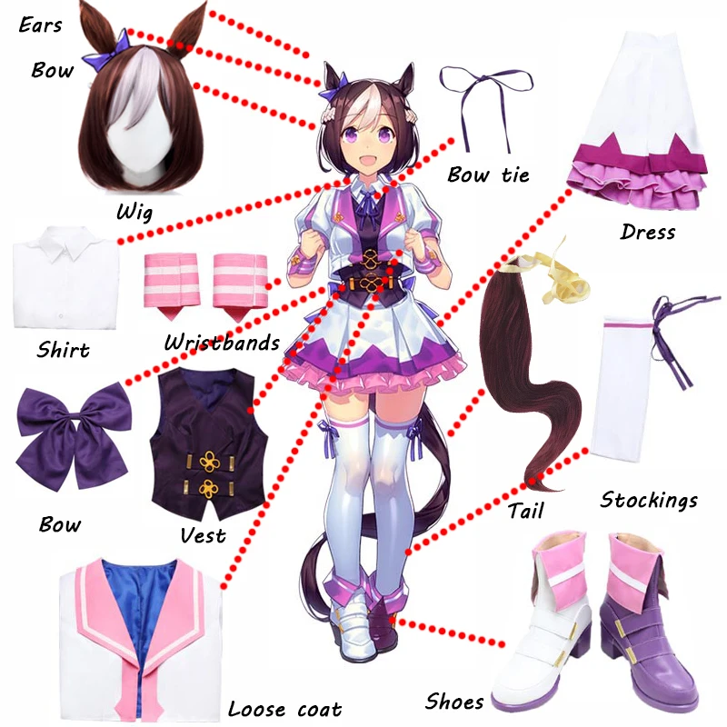 Anime Uma Musume Pretty Derby Costume Cosplay uniforme scolastica settimana speciale Cosplay uniforme Lolita Sailor Dress Halloween