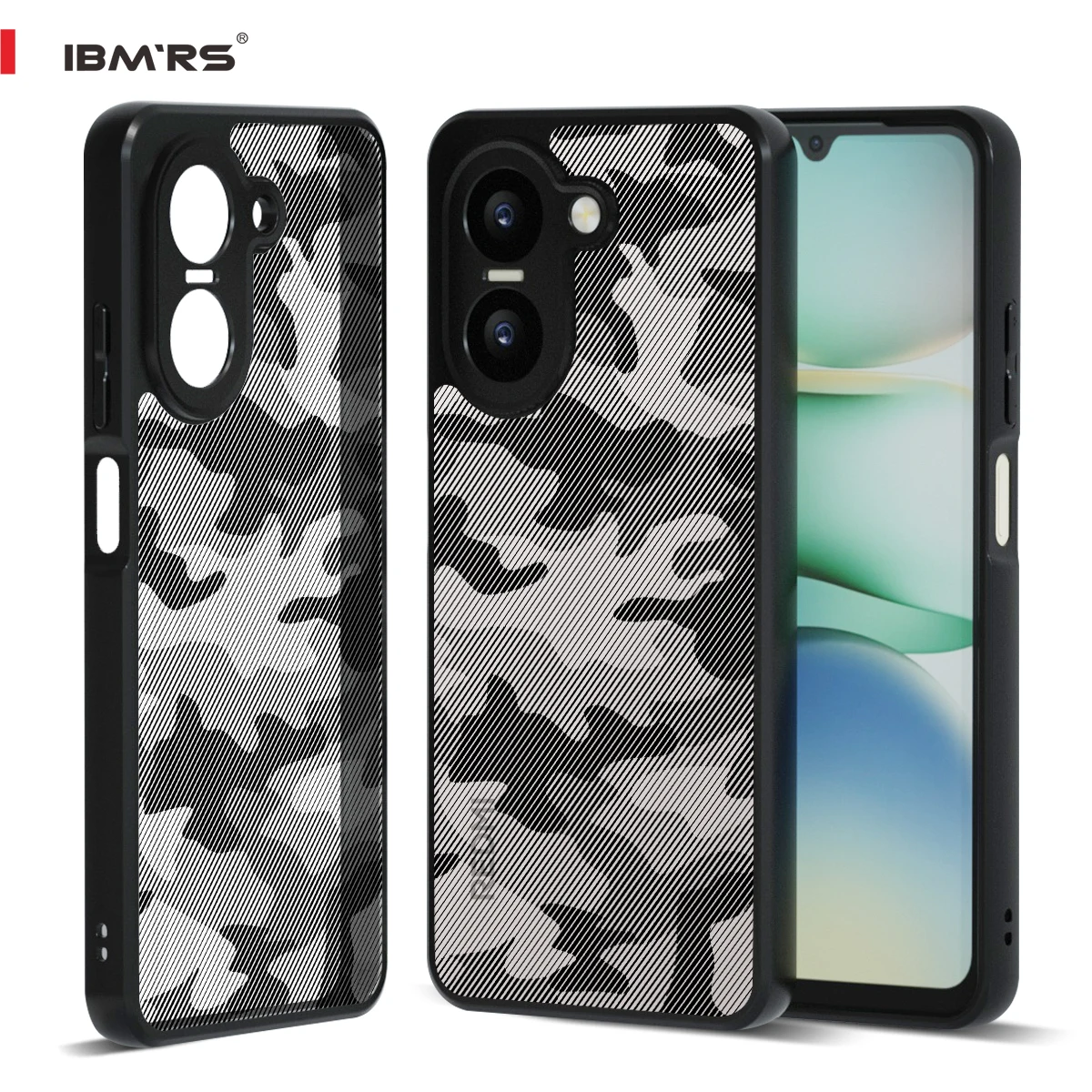 

for Redmi A5 4G/POCO C71 Case Shockproof Bumper, Hybrid PC+TPU Rugged Protective Cover