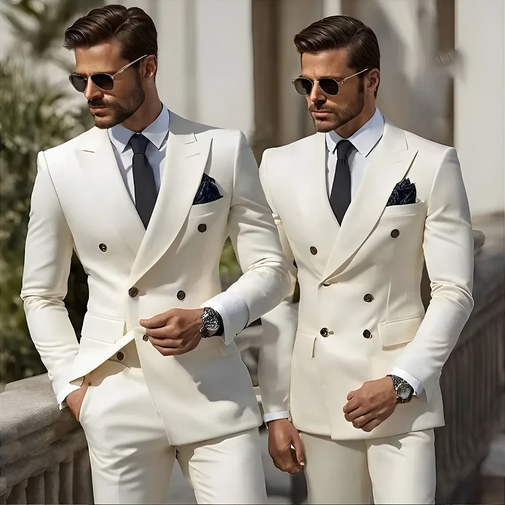 

Men's Business Casual Suit Set Two-Piece Suit Set Made in China Casual Formal Wear Italian Style Gentleman's Runway Style