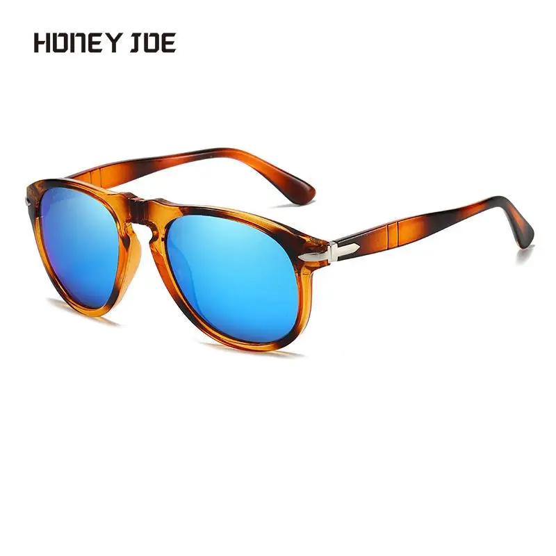 Retro Polarized Oval Pilot Sunglasses Men Women Driving Fishing Outdoor Sports Beach Sun Glasses Eyewear Shades Vintage UV400