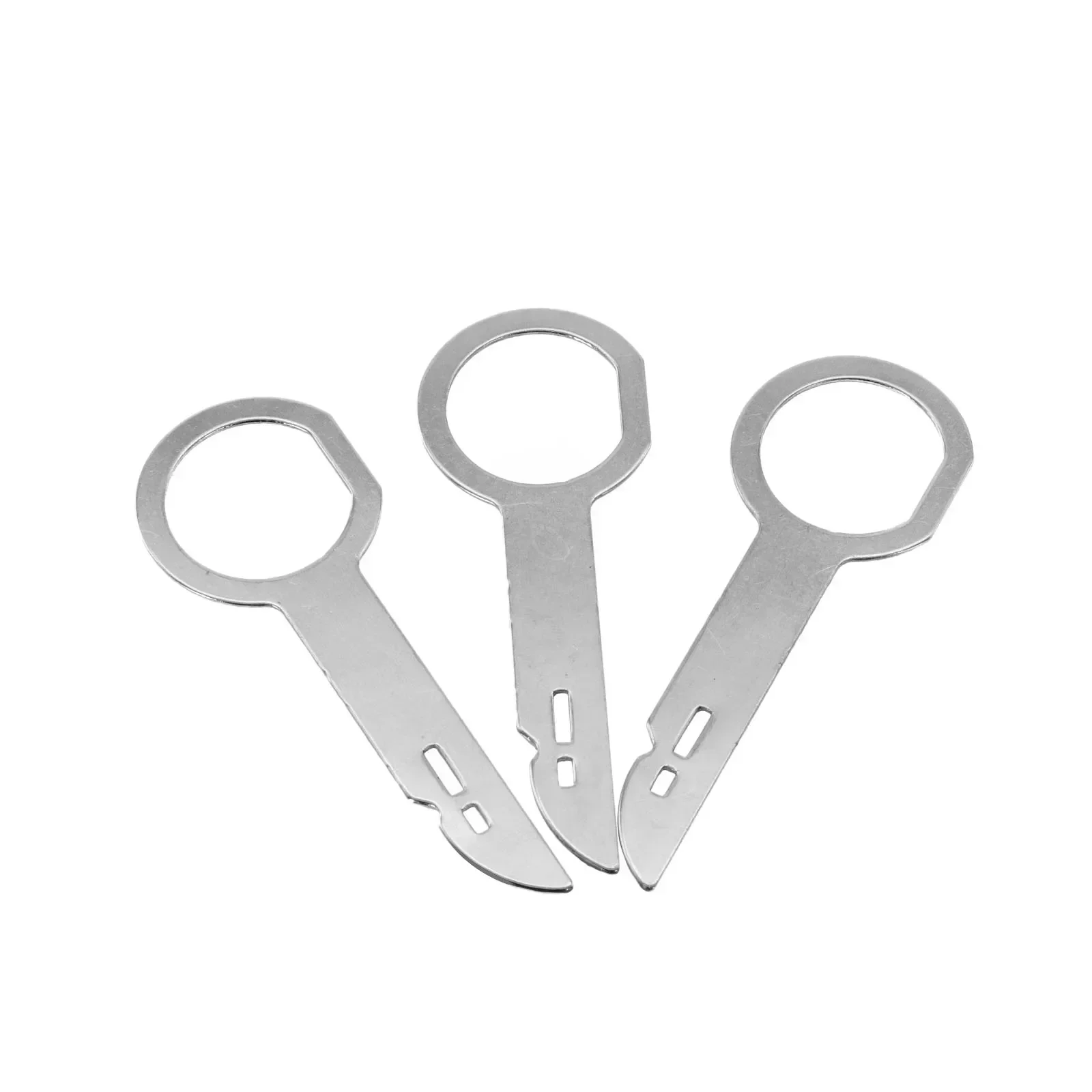 2/4PCS Radio Stereo Removal Extractor Key Release Pin Head Unit Audio Install Tool For Ford For Mercedes Car Removal Tool view 4