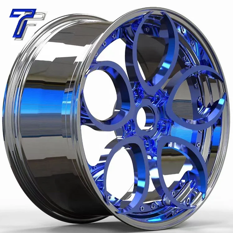 Split Alloy Wheels T606118 19 20 21 22 Inch 2 3 Pieces Forged Car Rims for dodge   bmw gtr 5x114