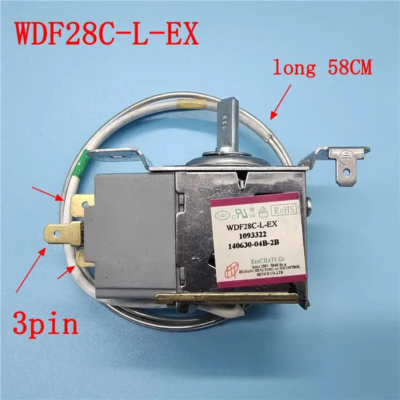 

Thermostat WDF28C-L-EX Mechanical Thermostat Switch For Ronshen Hisense Refrigerator