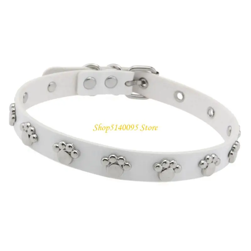 DXAE Gargantilla Collar con Patas Cuero PU para Joyería Estilo Punk Gótico Y Accesorios para Disfraces