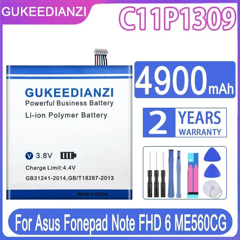 

Сменный аккумулятор GUKEEDIANZI C11P1309 4900 мАч для Asus Fonepad Note FHD 6 ME560CG FHD6