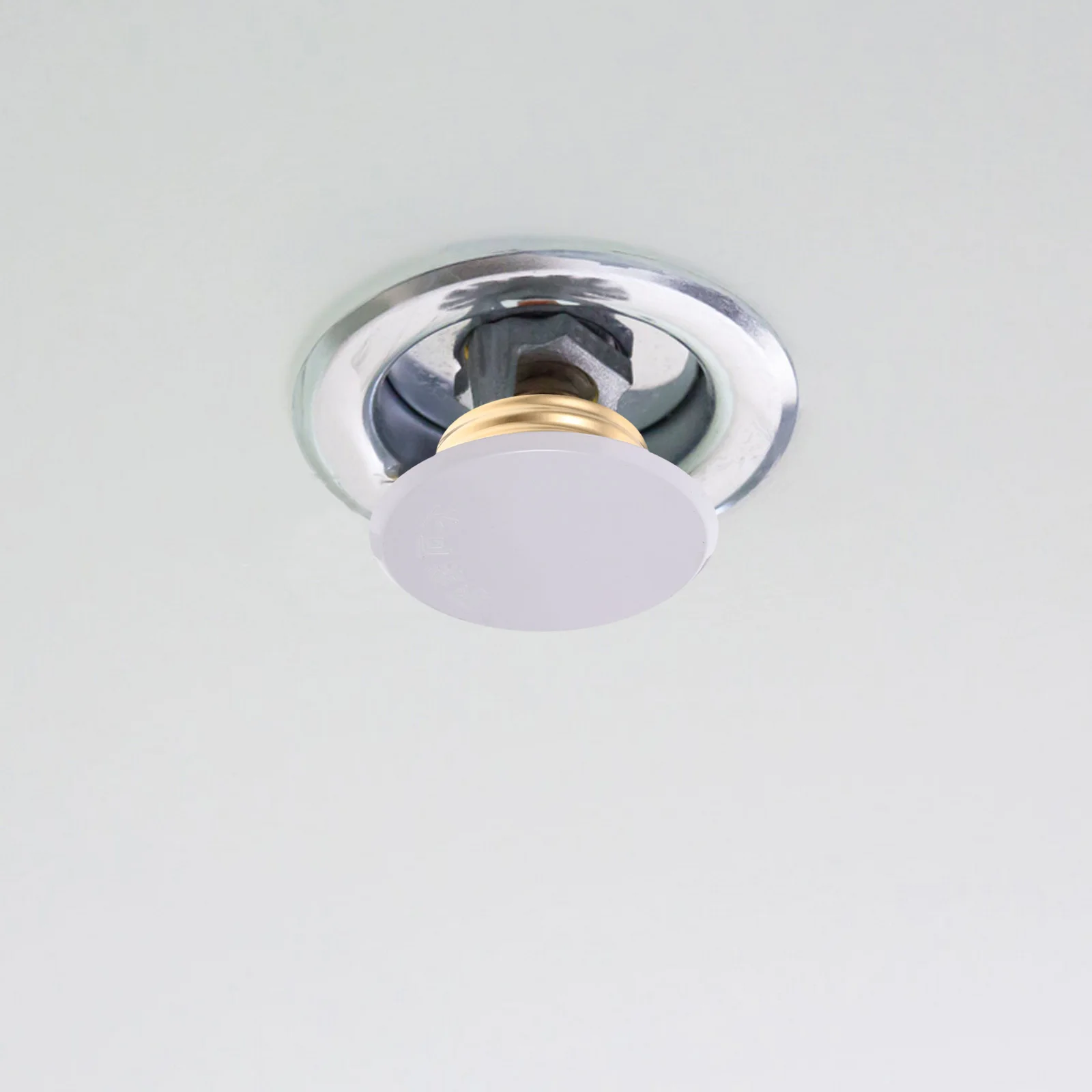 Concealed Fire Cover Plate Durable Metal Ceiling Integration Protection For Sprinkler Head Decorative Wall-Mounted Fire