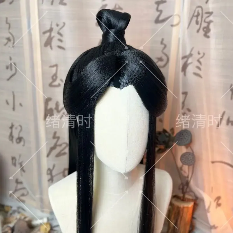 

DY20Mo Dao Zu Shi Lan Xichen Стилизованный парик Косплей Парик Аниме Grandmaster Of Demonic Cultivation Хэллоуин Черные длинные волосы по индивидуальному заказу