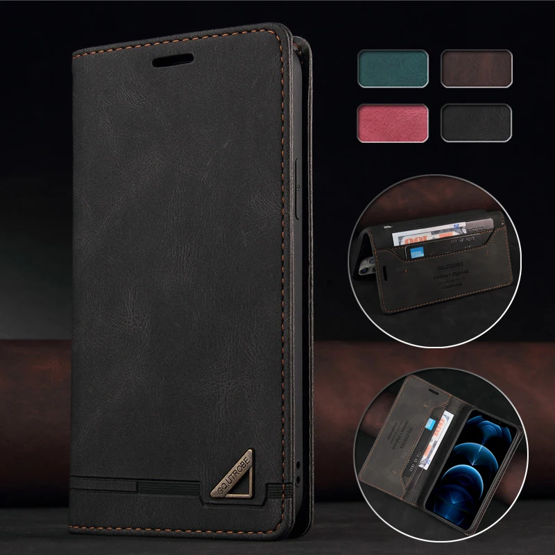 Magnetic Wallet Flip Cover Case For Xiaomi Redmi 9 Activ 9AT 9A 9i Sport 9C NFC Nfs Redmi9 Cover Anti-theft Leather Phone Bags