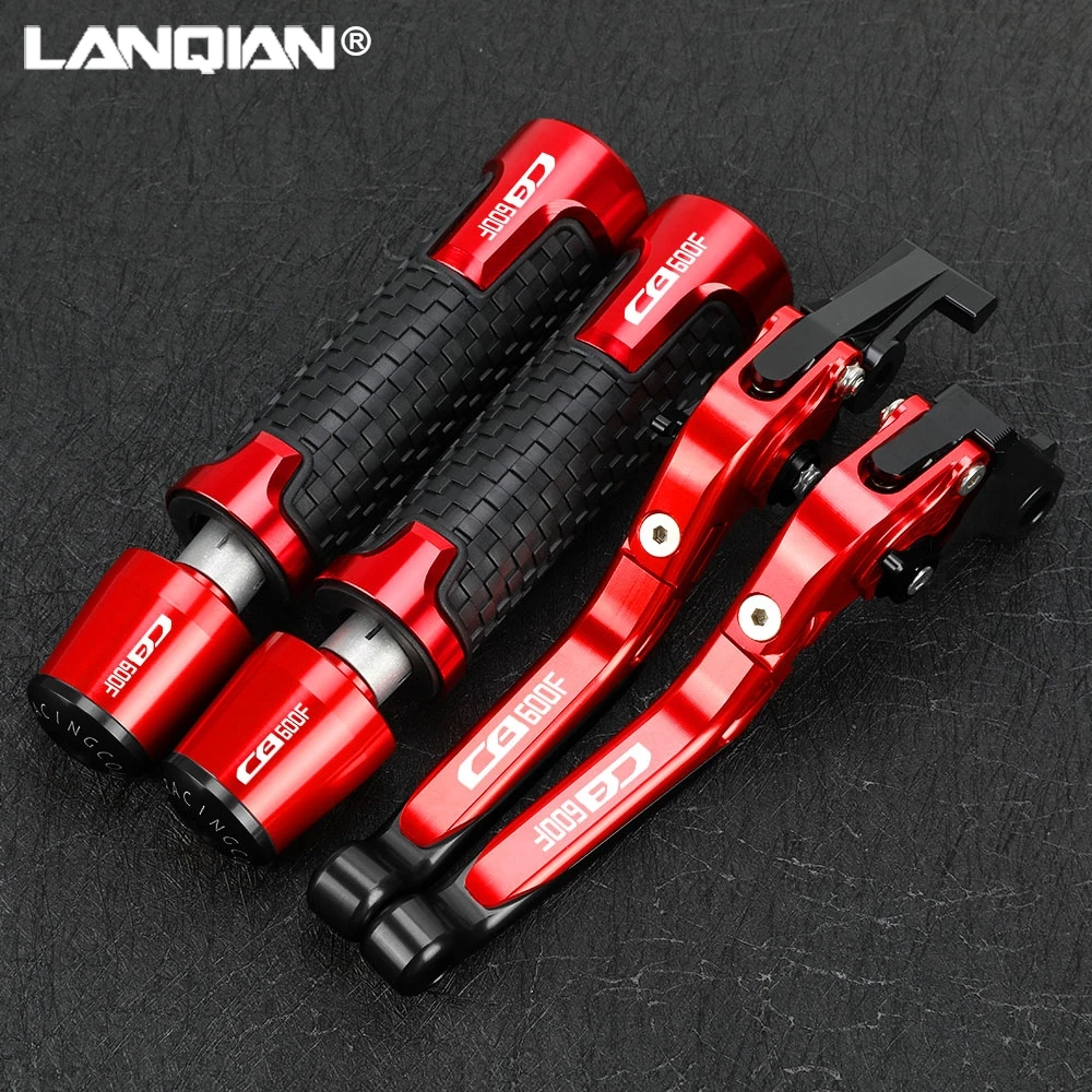 

FOR HONDA HORNET CB599 CB600F 2007-2013 Motorcycle Foldable Brake Clutch Levers 7/8'' 22mm Handlebar Knobs Handle Grips Ends