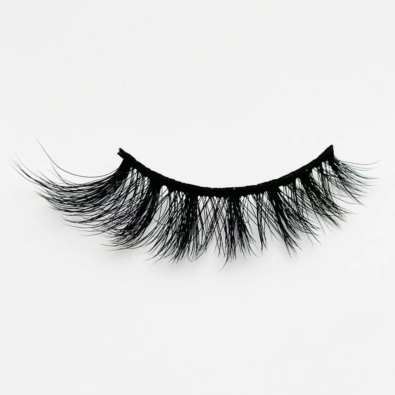 New Cat Eye Lashes Mink Eyelashes 3D Curl Winged Natural Realistic Messy End Eye Elongated Thick False Eyelashes Soft Fake Lashe