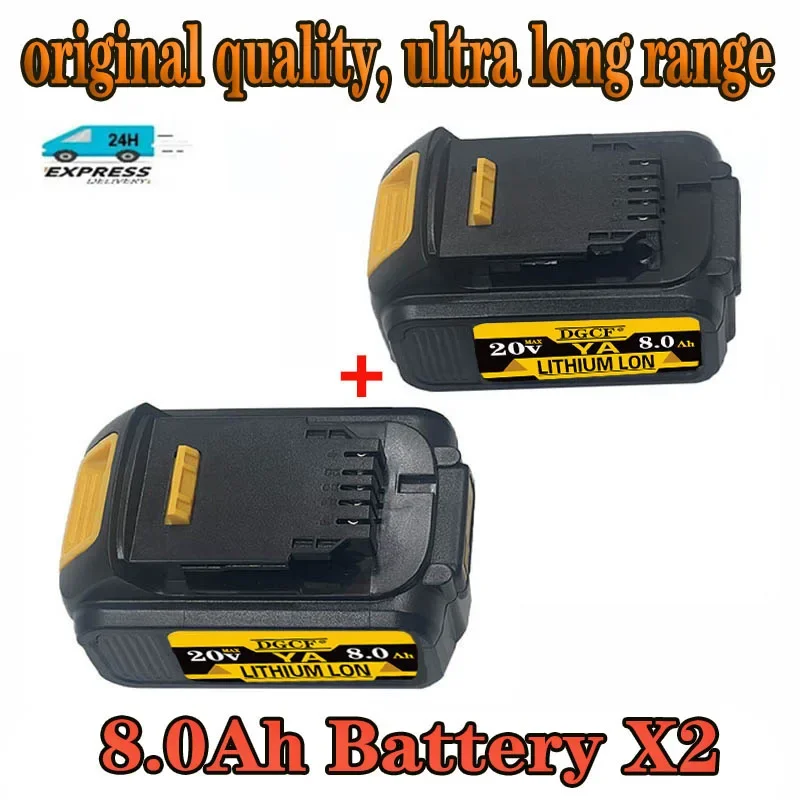 

20V8.0Ah Original DCB200 Lithium Replacement Battery For Dewalt 18V DCB184 DCB200 DCB182 DCB180 DCB181 DCB182 DCB201 DCB206