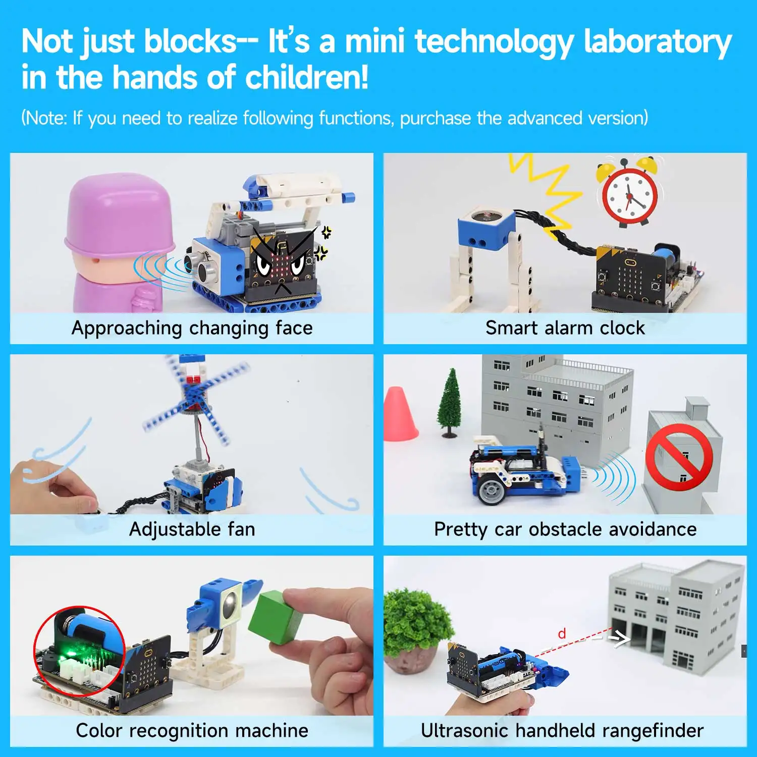 Robot Educativo programable para niños, Super kit Micro:bit V2 V1, 16 modelos, codificación con Manual a todo Color y recargable