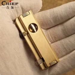 Original Handmade Brass Various Unique Shapes Retro Pure Copper Kerosene Lighter Collection, Antique Pipe Machine