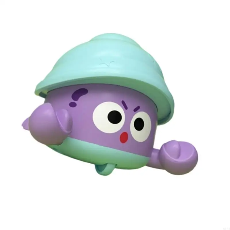 

Lovely Cartoon Crabs Push Car Toy Manual Operations Early Childhood Activity Toy