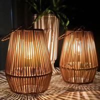 1PCS/2PCS solar lights,outdoor hand woven solar tungsten filament lanterns,suitable for garden,courtyard,villa landscape lights