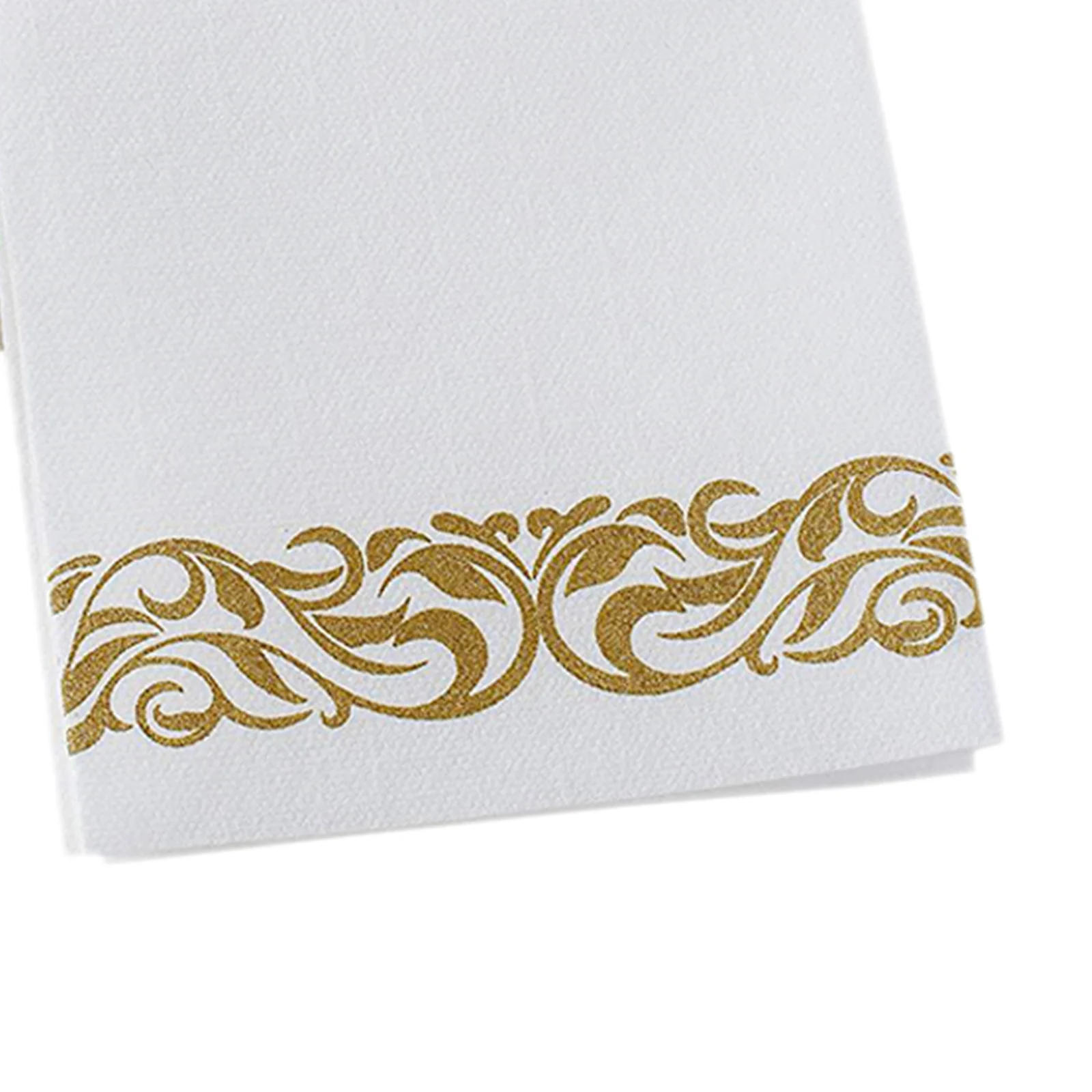 مناديل عشاء للاستعمال مرة واحدة 25 قطعة مناديل ورقية للحفلات الفضية لحفلات الزفاف والولائم والفنادق ديكور طاولة الضيوف لب الخشب القابل للطي