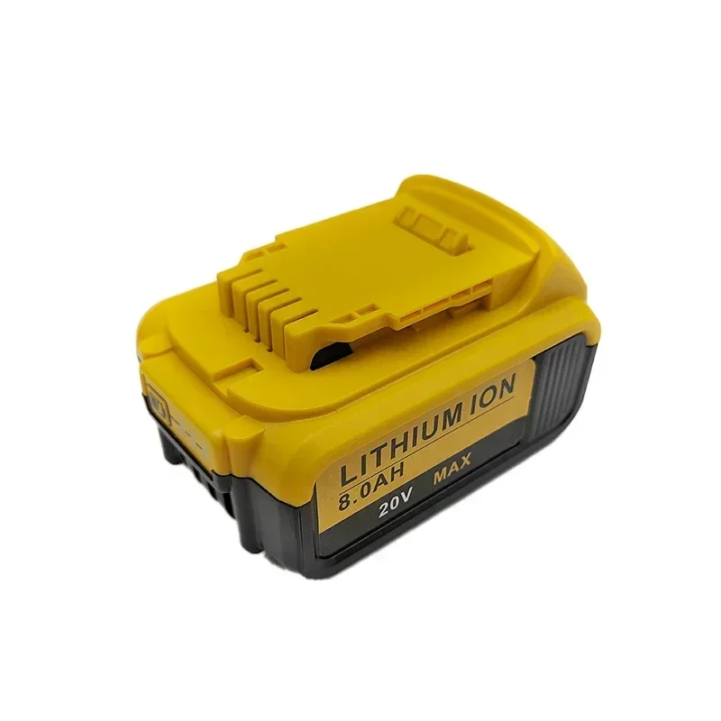 for Dewalt 20V Lithiumlon Battery DCB203 DCB204 DCB205 Series with LED Indicator Light Suitablefor Orbital Sander DCW210B