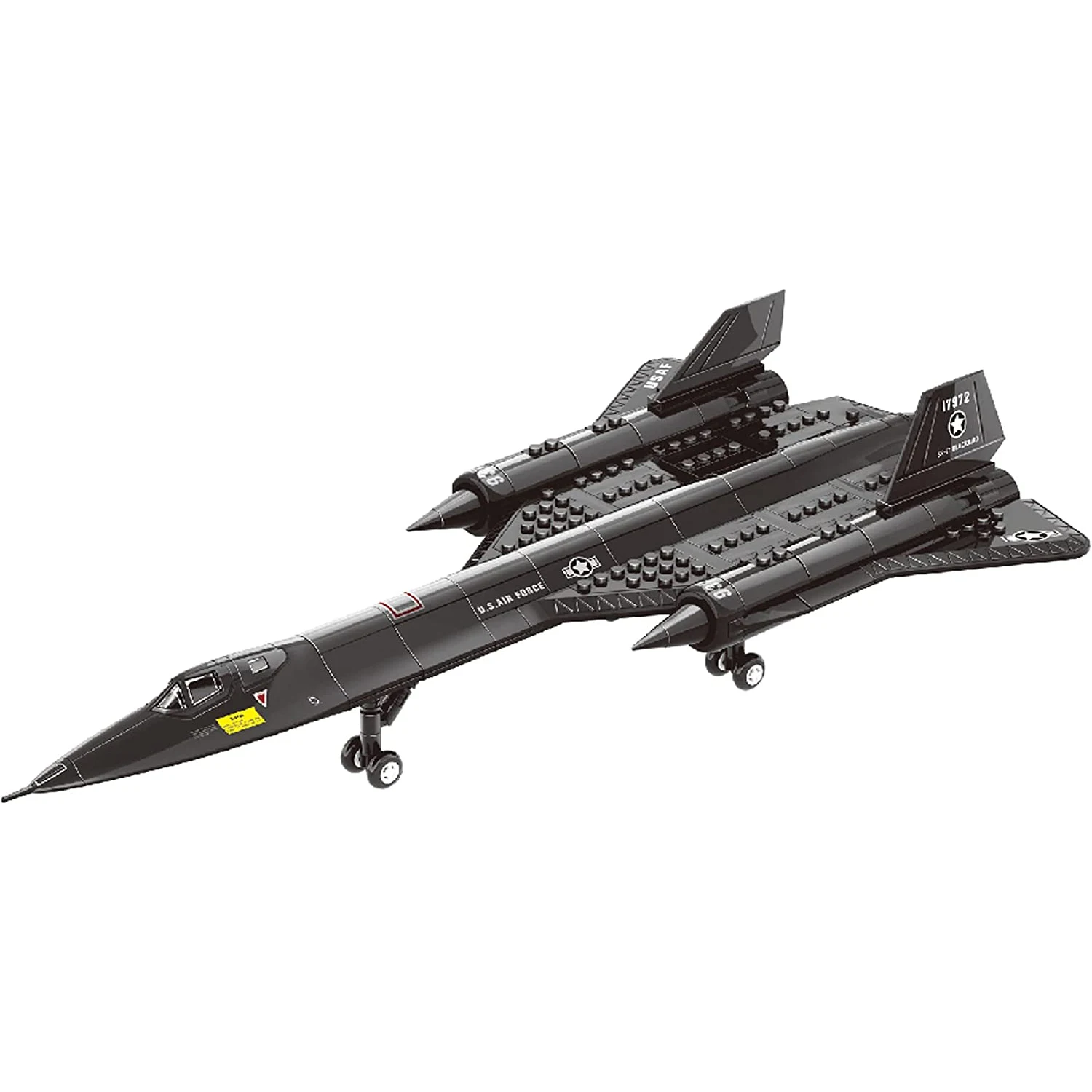 Stem Army Toys US Air Force SR-71 Reconnaissance Aircraft Building Blocks Sets Boys Military Building Toys Gifts Kids 183pcs