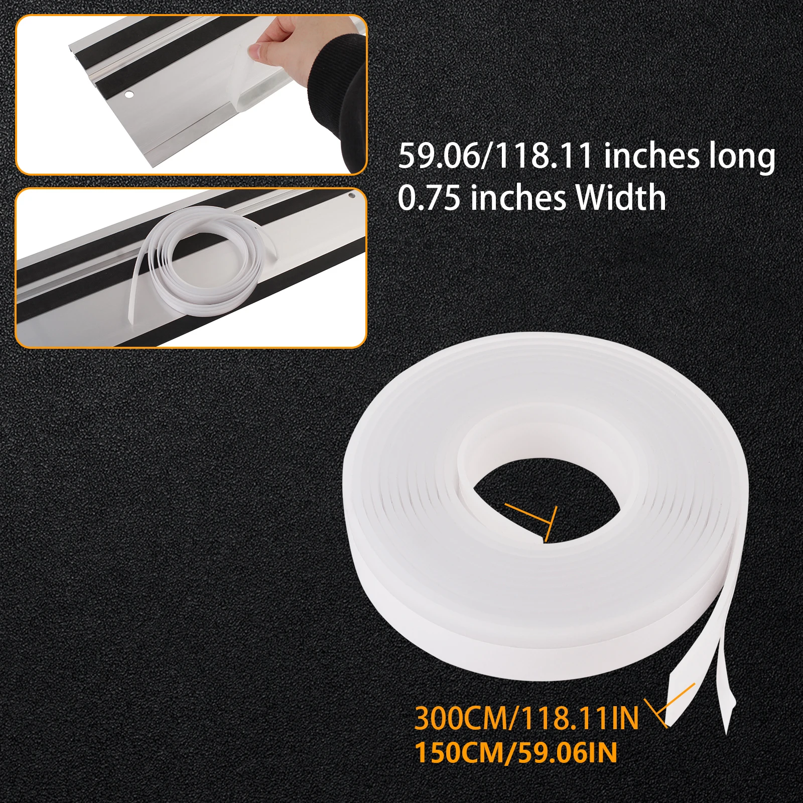 Clear Replacement Splinterguard,150cm/300cm Durable Splinter Guard Strip, Replacement Track Saw Guide Rails, Track Saw Accessory