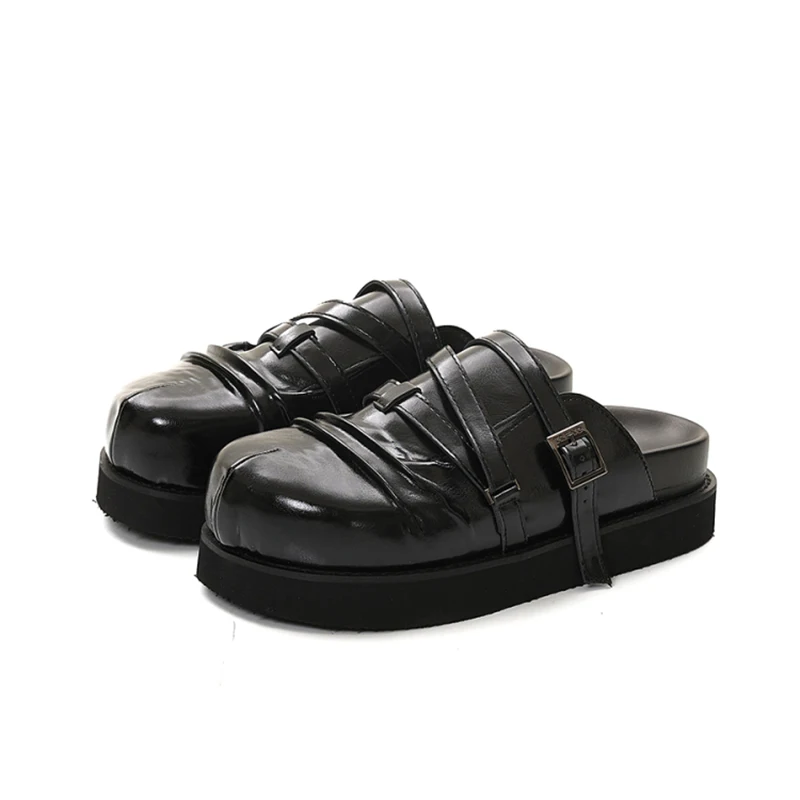 original-design-thick-soled-birken-shoes-men's-cowhide-big-head-all-inclusive-casual-leather-slippers