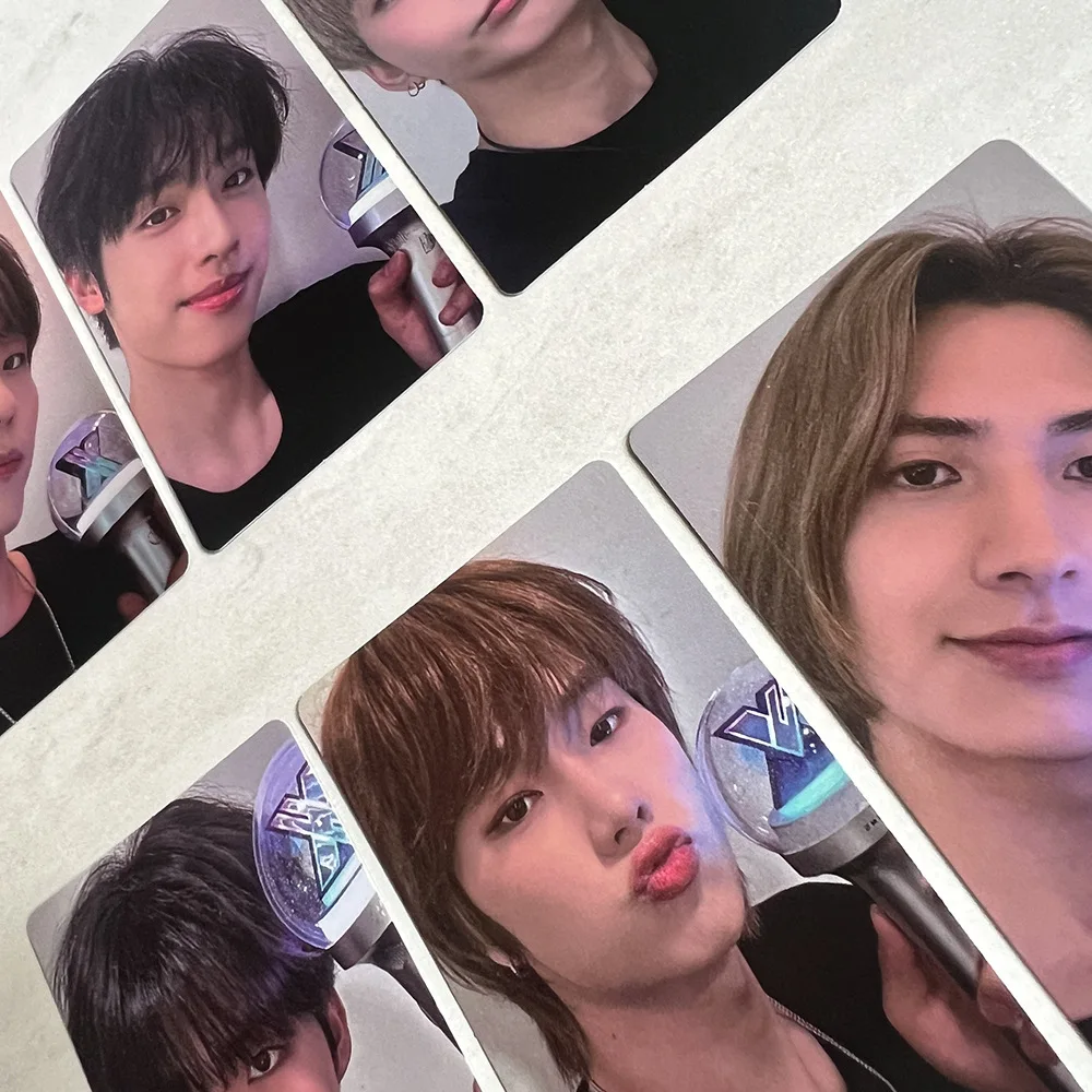 6 ピース/セット Kpop Xdinary ヒーローズホールドライトスティックフォトカードデッドロックアルバム Selfie カード Gaon Jooyeon Gun-il ポストカードファンギフト