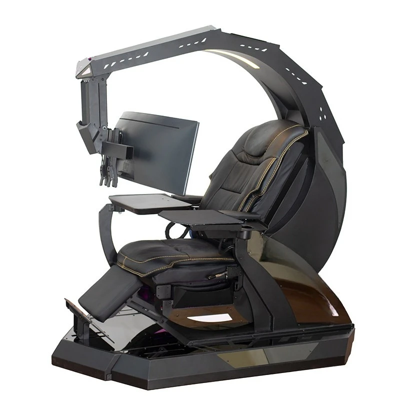 Integrated computer tables and chairs, office game warehouse, e-sports space capsule, home hotel
