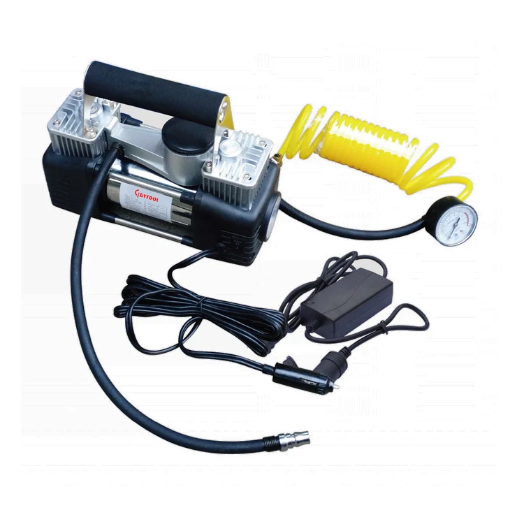 

150PSI Air Compressor pump AC220v or DC 12v , mini oilless air compressor Tire Inflators Tool, Portable Mini air Compressors