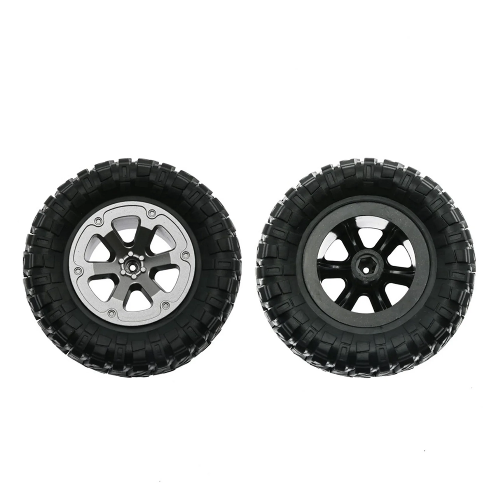 ABXE-2 Set 73Mm Big Wheel Tire Tyre For WPL C14 C24 B24 B36 MN D90 MN-90 MN99S FY003 FY004 RC Car Upgrade Parts Accessories