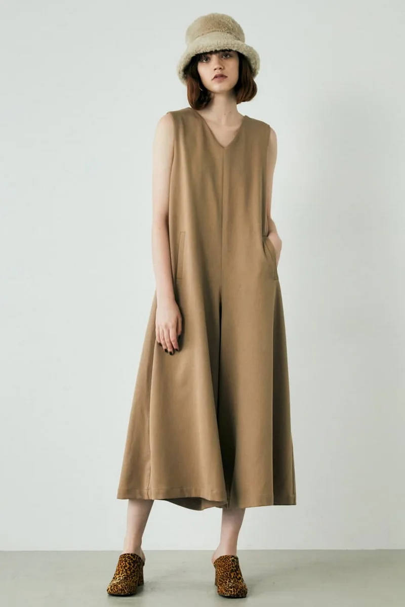 

Slimming Loose Wide Leg Pants Svel Clean And Neat Not Draggy M22aw "Paper Person" Feeling Ladies Jumpsuits