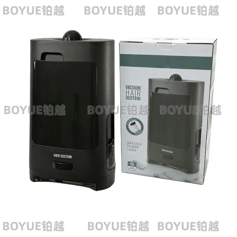 Smart Hair Vacuum Cleaner Automatic Suction Device for Salon Pet Grooming Waste Storage Bin Portable Electric Clipper Trash