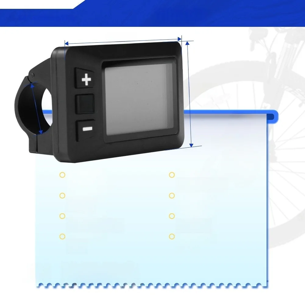G51 LCD Speedometer Display for E-Bike Scooter with for Real Time Speed Reading and Adjustable Backlight Brightness