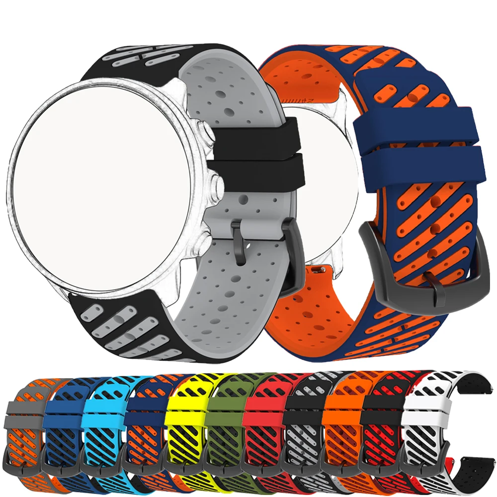 24mm Silikon Armband Für Suunto 7 9 Spartan Sport Gürtel Armbänder Suunto 9 baro Smart Armband Ersatz armband Correa